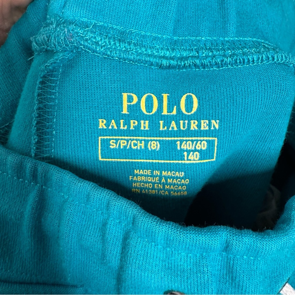 Polo Double Knit Jogger Sweatpants Boys Small - Picture 2 of 7